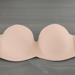 Pink Strapless Bra - Nude